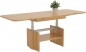 Preview: Couchtisch Hans | Buche | Lift | ausziehbar + höhenverstellbar | B/T/H 108x67x52